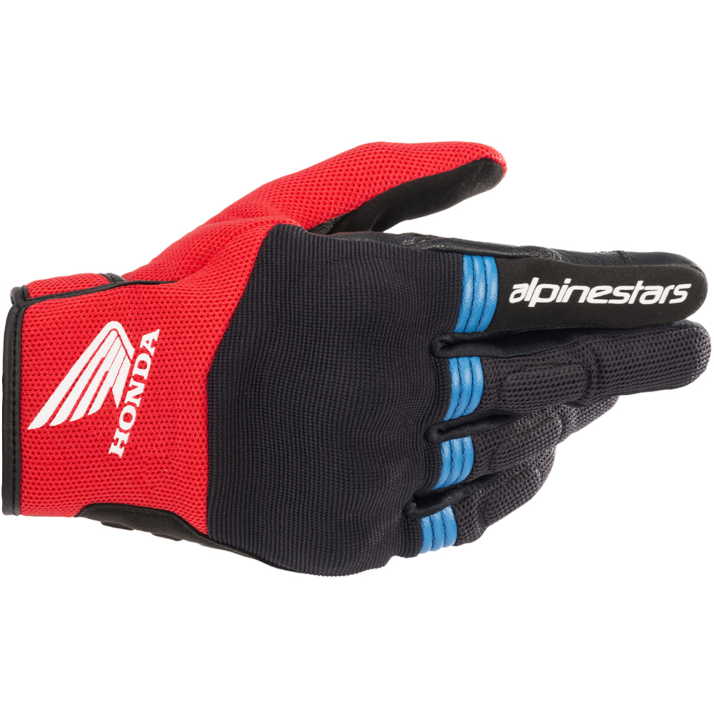 Alpinestars - Gants Copper Honda Noir / Rouge / Bleu