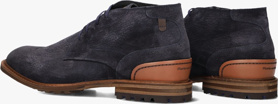 blauwe floris van bommel nette schoenen sfm-50141 crepi
