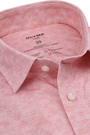 Olymp Luxor Overhemd Stretch Roze 130454-33 kopen