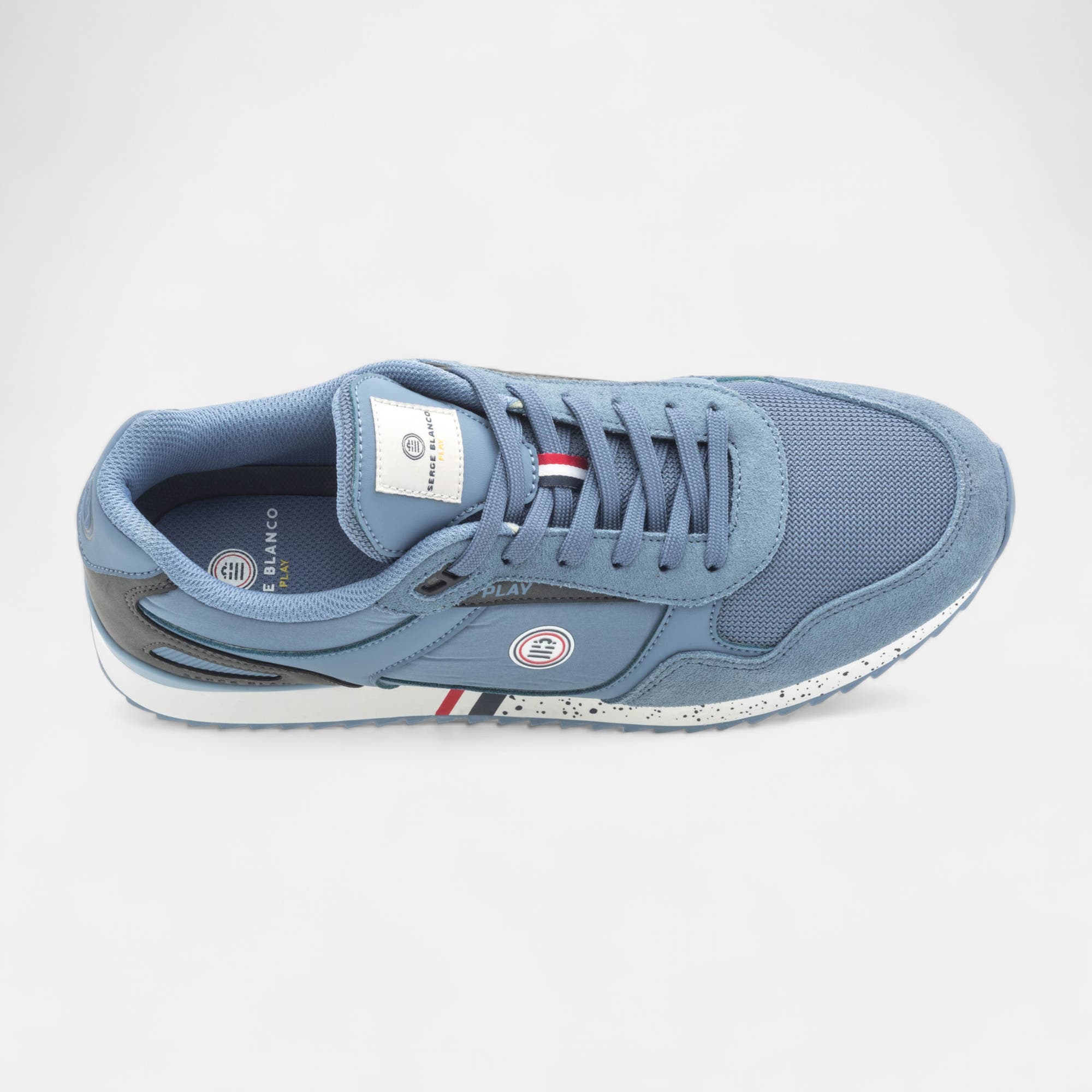 Baskets basses Homme bleu ciel