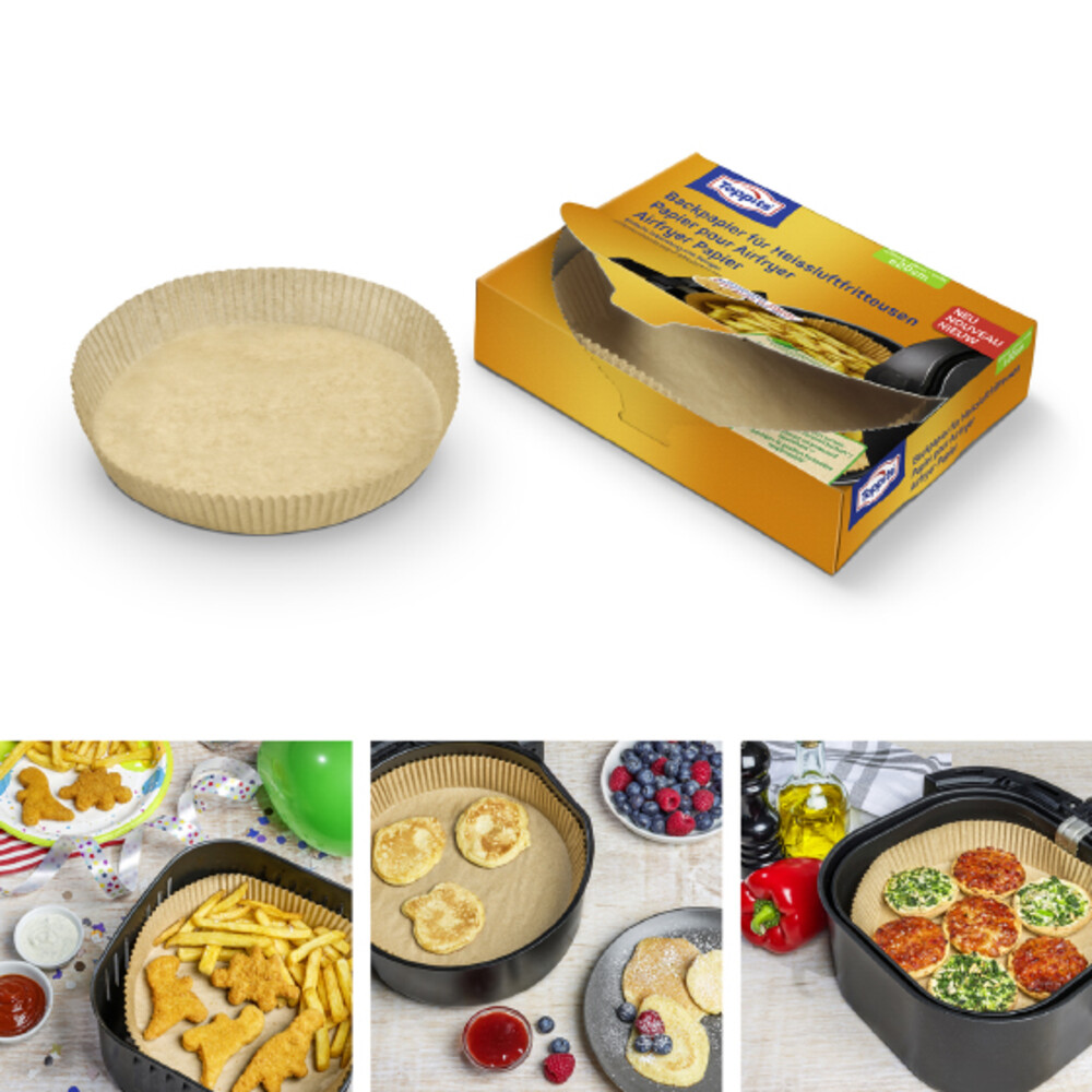 Toppits Airfryer Papier 20 cm20 stuks