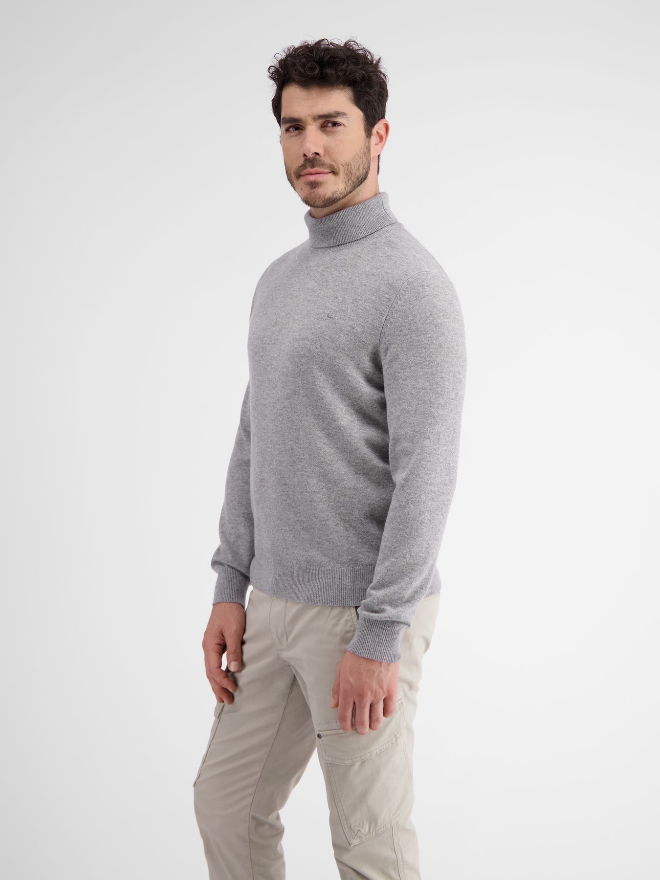 Woll-Cashmere-Rollkragenpullover