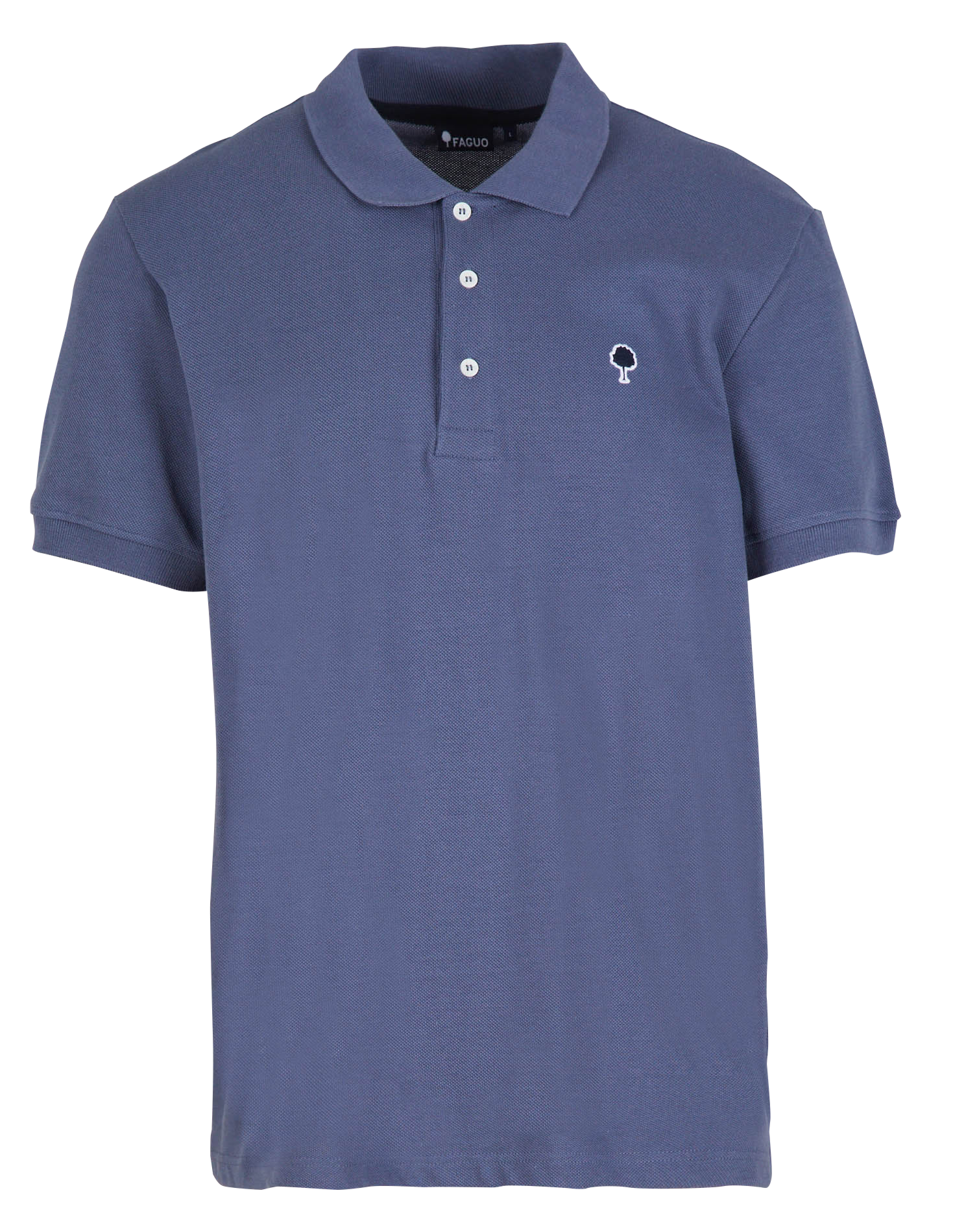 LUMIGNY - Polo regular-fit en coton| Bleu
