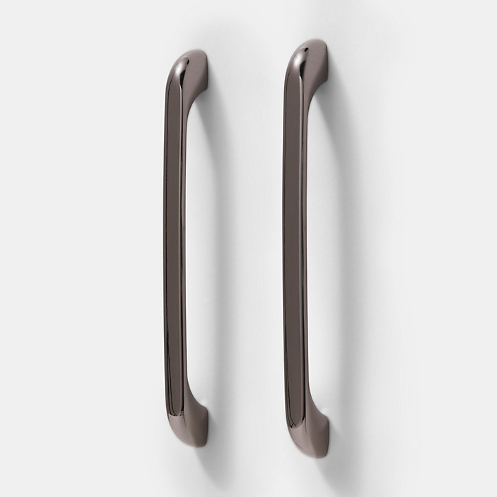 Poignée de meuble de cuisine GoodHome Condio chromé L. 22,5 cm, 2 pièces