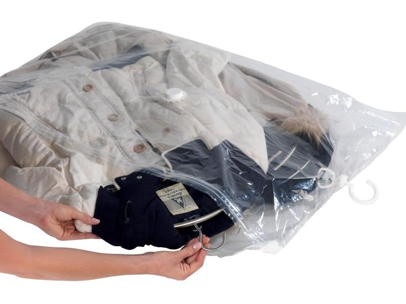 Wenko Vakuumbeutel Kleidersack System L 70 cm x 105 cm, 1 S Kleidersack System