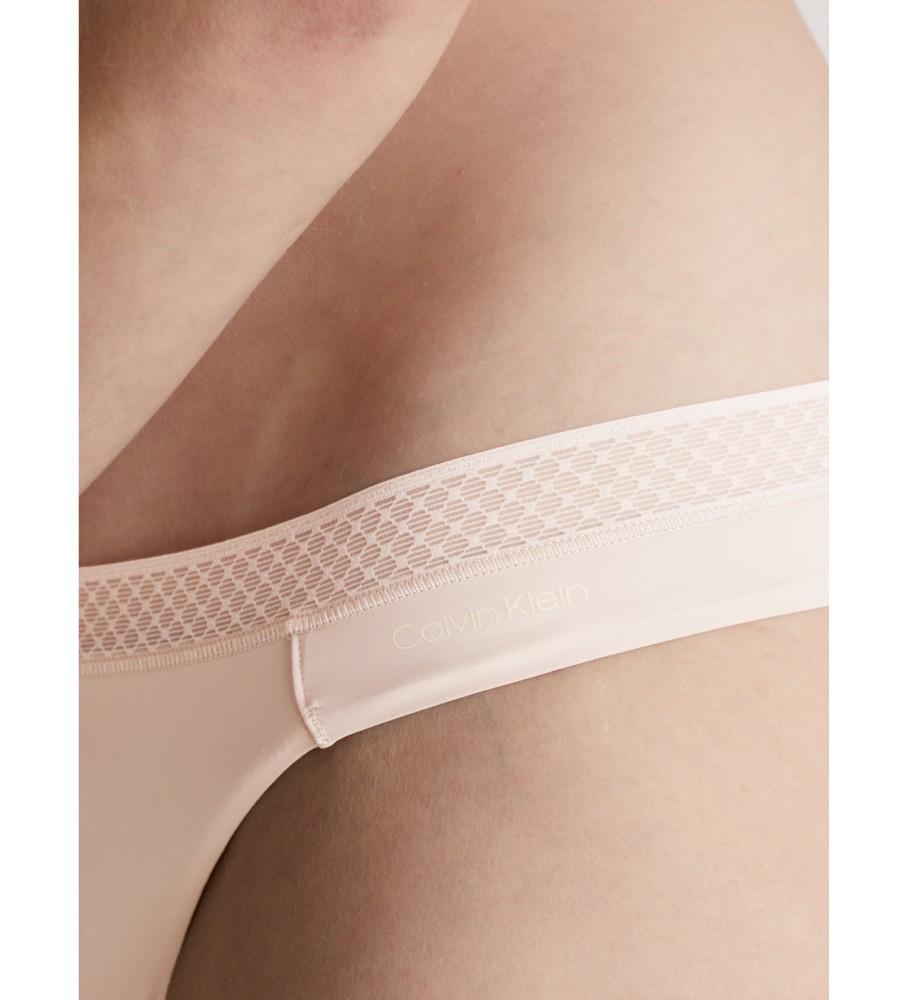 Calvin Klein Tanga Conforto Sedutor nude