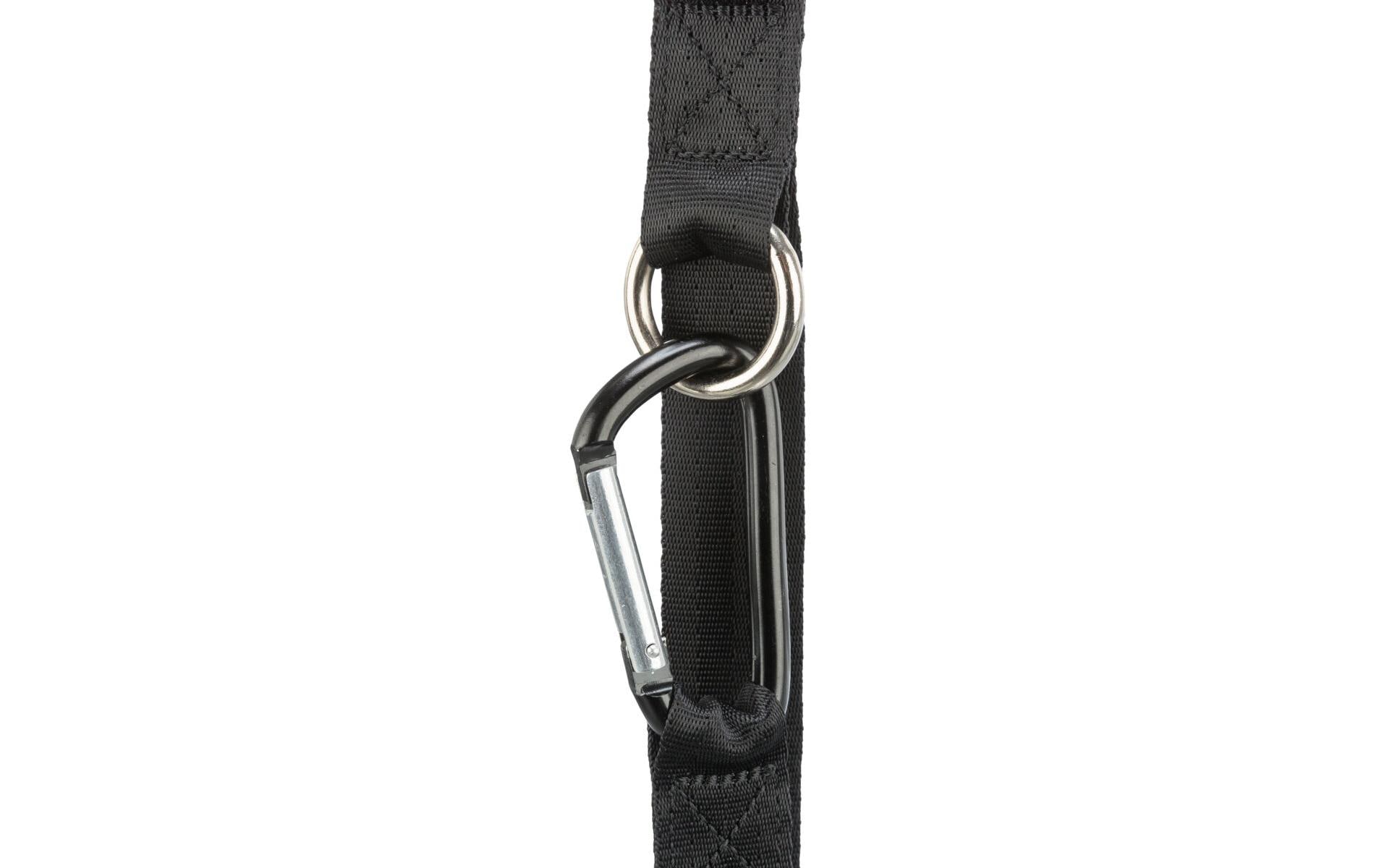 Universal-Anschnallschlaufe XS-S, 30 cm / 25 mm, SchwarzSchlaufe zum Anschnallen des Hundes im Auto