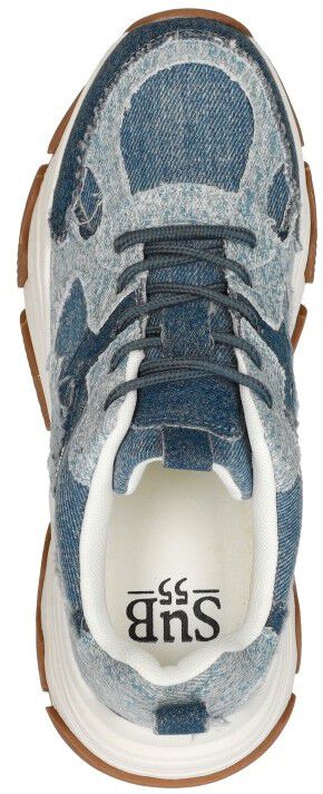 Sub55 Sneakers Laag licht blauw