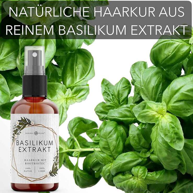 Basilikum Extrakt Haarkur Nordic Pure, 100 ml