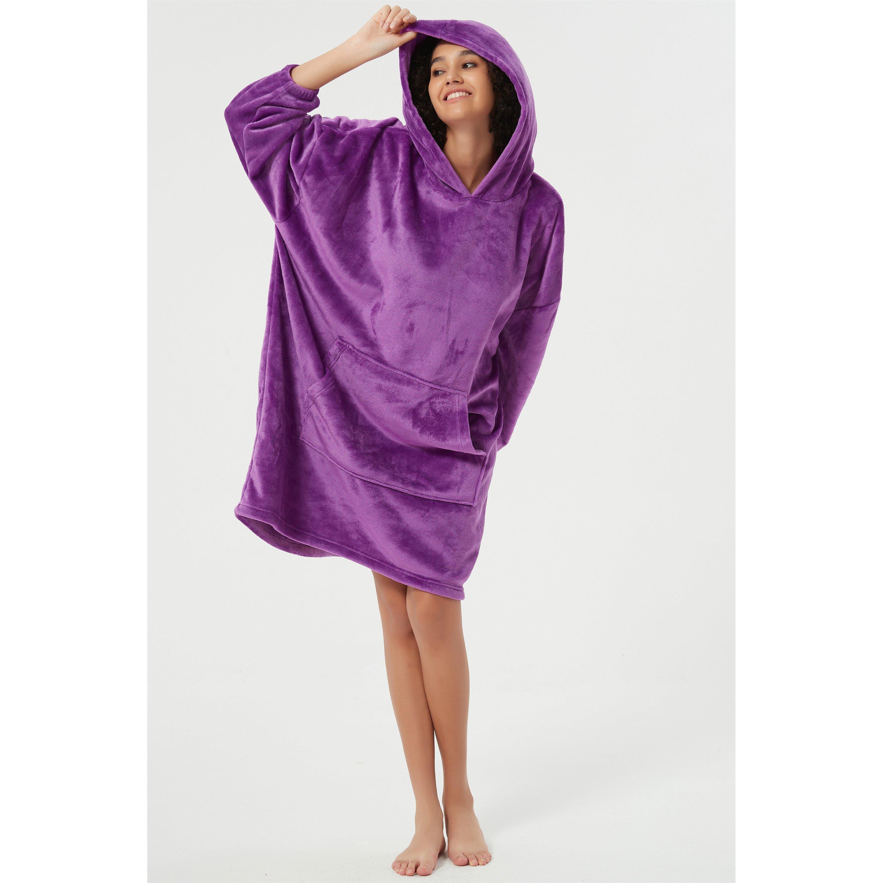 Linea Ladies Plain Snuggle Hoodie
