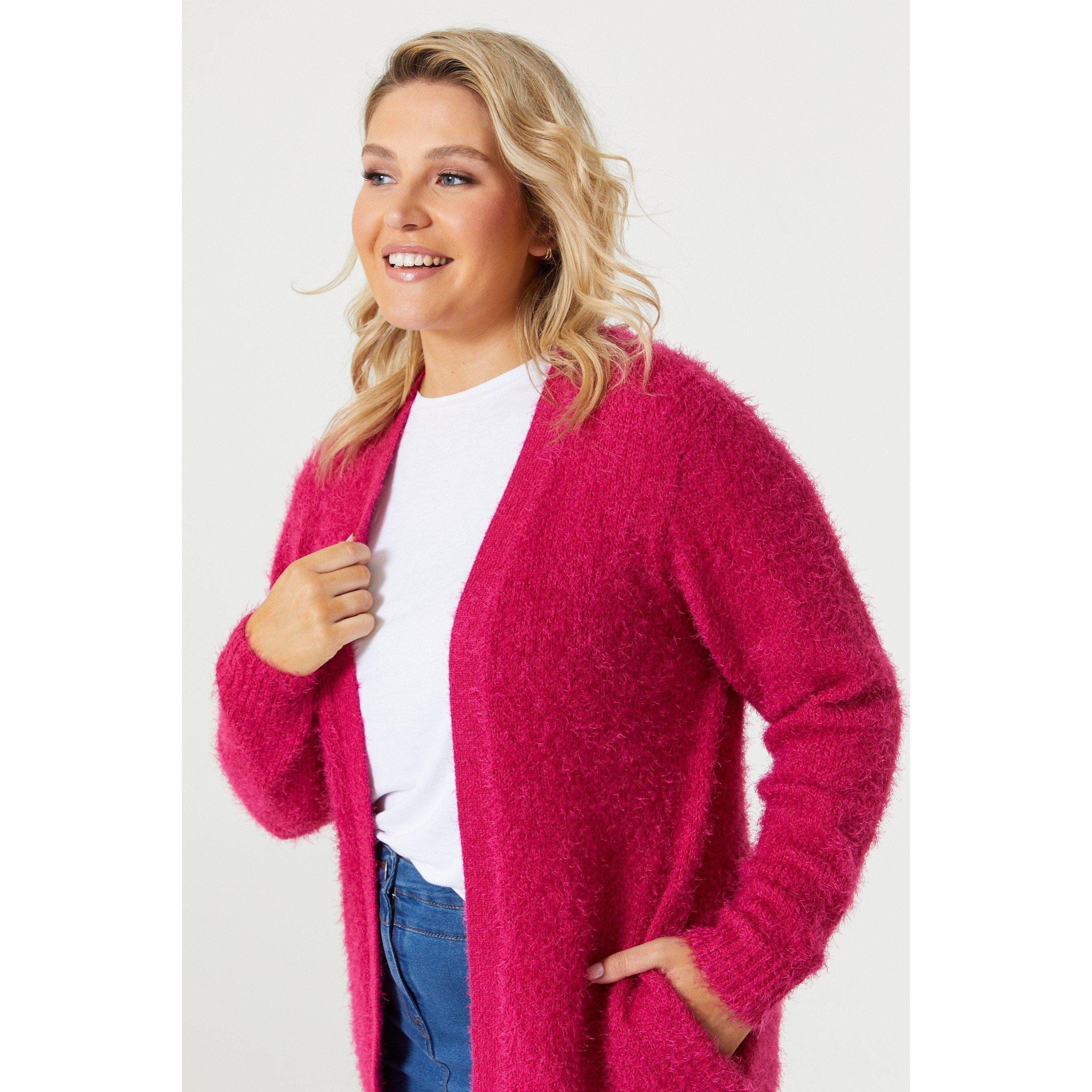 Be You Ladies Fluffy Knit Cardigan