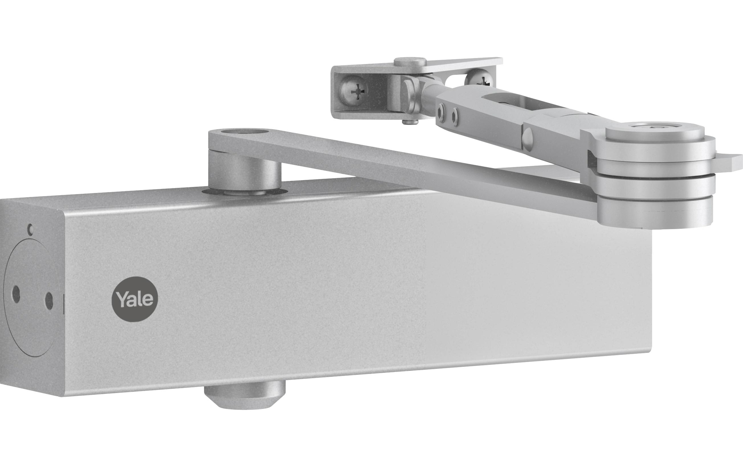 Türschliesser mit Feststellarm, Serie 5500 SilberFeststell-Türschliesser