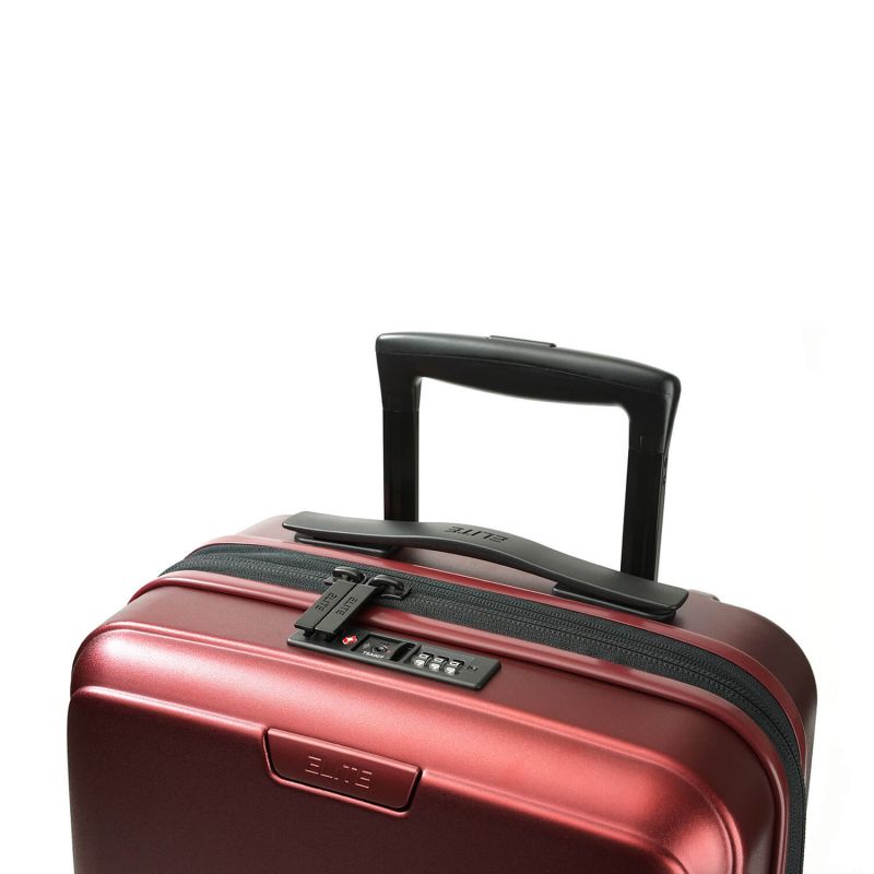 Valise rigide Pure mate Extensible 65cm Bordeaux