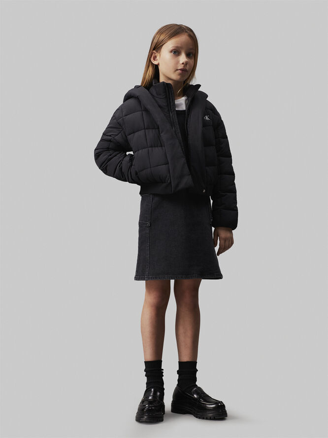 Calvin Klein ARCHIVE GRID PUFFER JACKET Beh