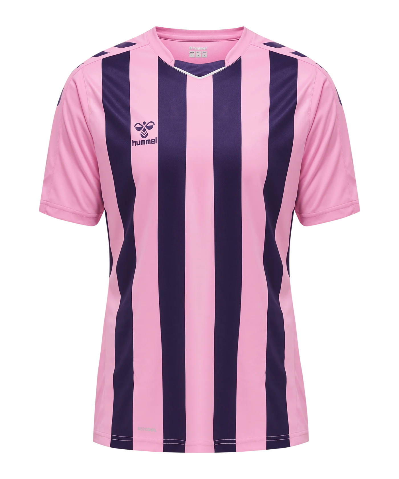 Hummel hmlCORE XK Striped Trikot Weiss Lila F3266