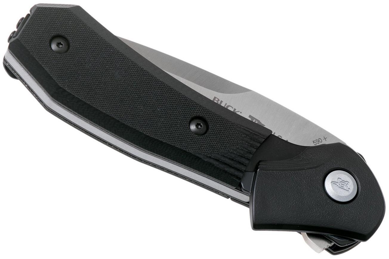 Buck 590BKS Paradigm Black G10 zakmes