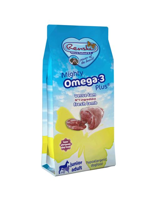 Renske Mighty Omega Plus - Hondenvoer - Lam 12 kg