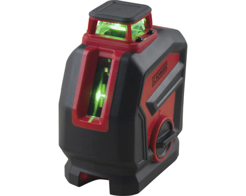 JC Schwarz 360° Kruislijnlaser Professional 25 m met statief, groene laser incl. accessoires