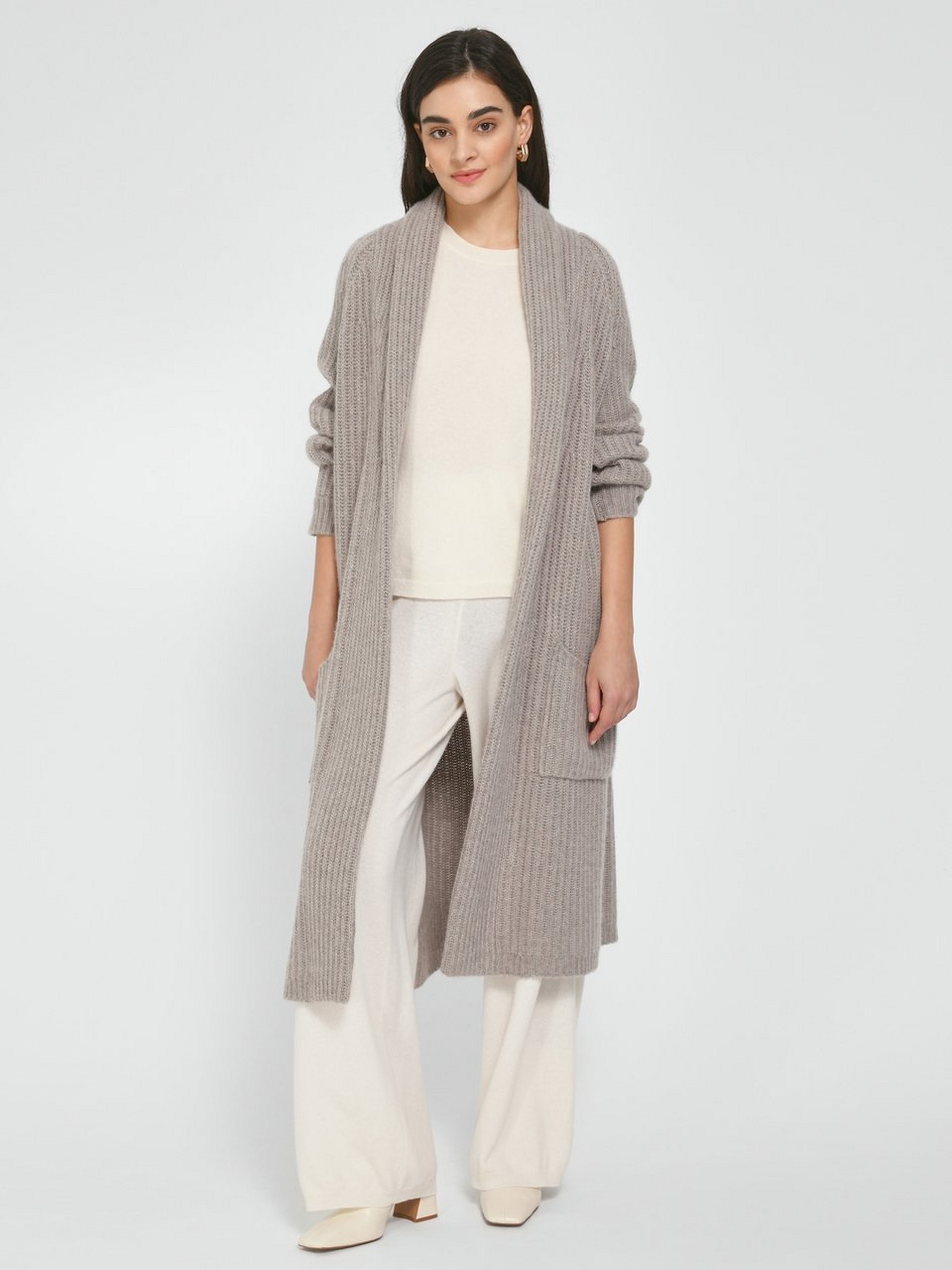Strickmantel aus 100% Premium-Kaschmir