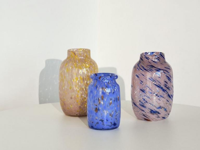 Hay Splash vaas light pink and blue