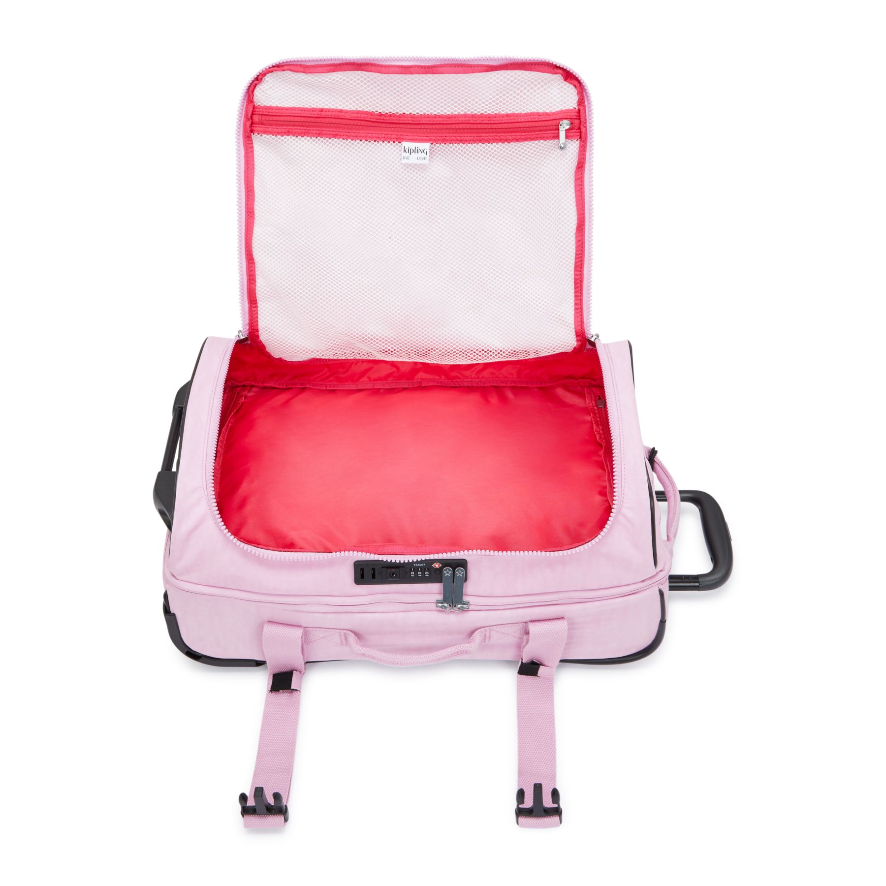 AVIANA S Petit bagage à main à roulettes avec sangles ajustables - Blooming Pink