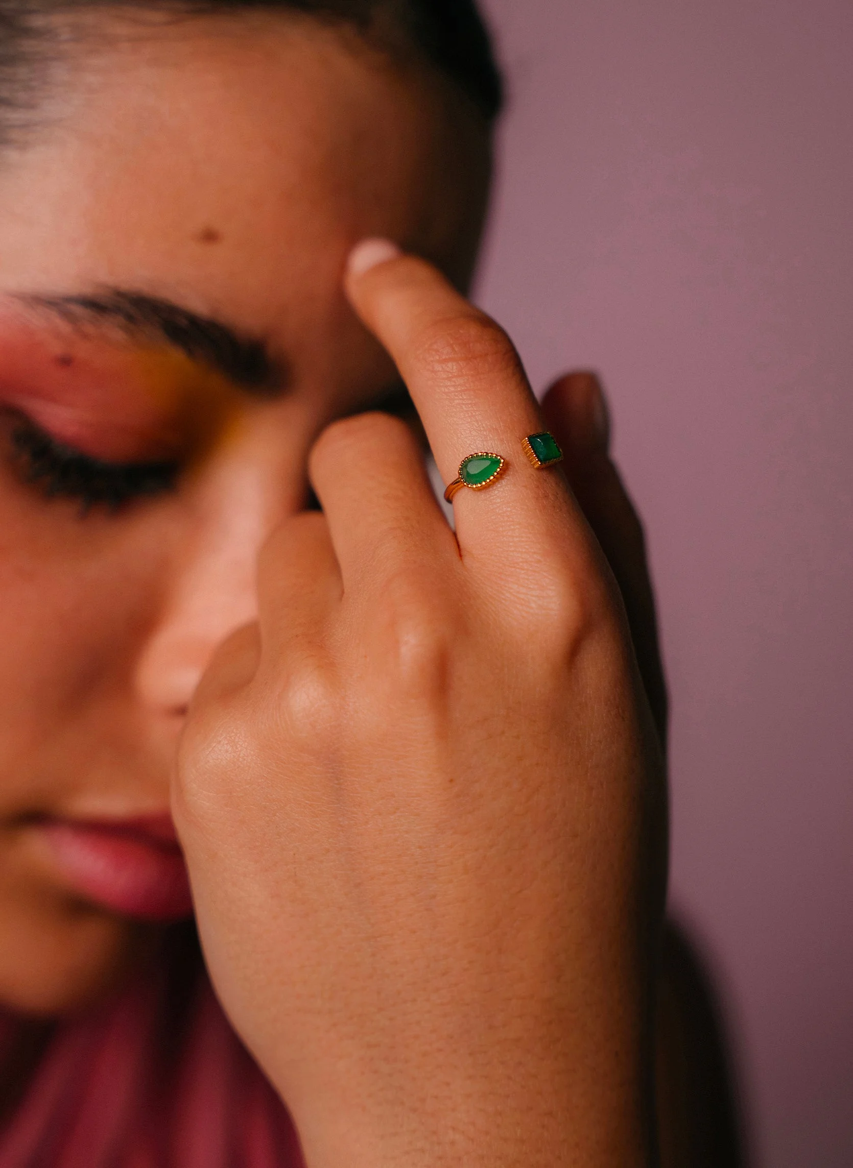 KATIA - Bague fine katia | Vert