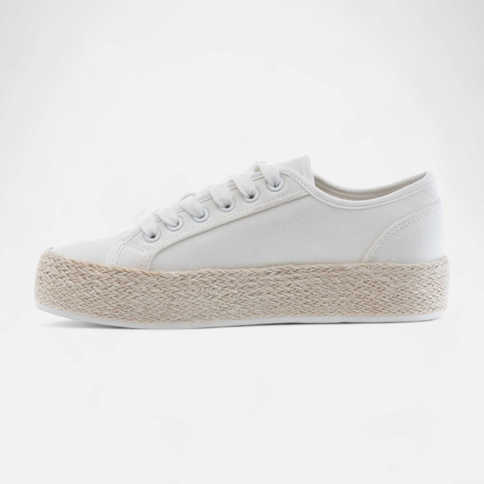 Baskets en toile Femme blanc
