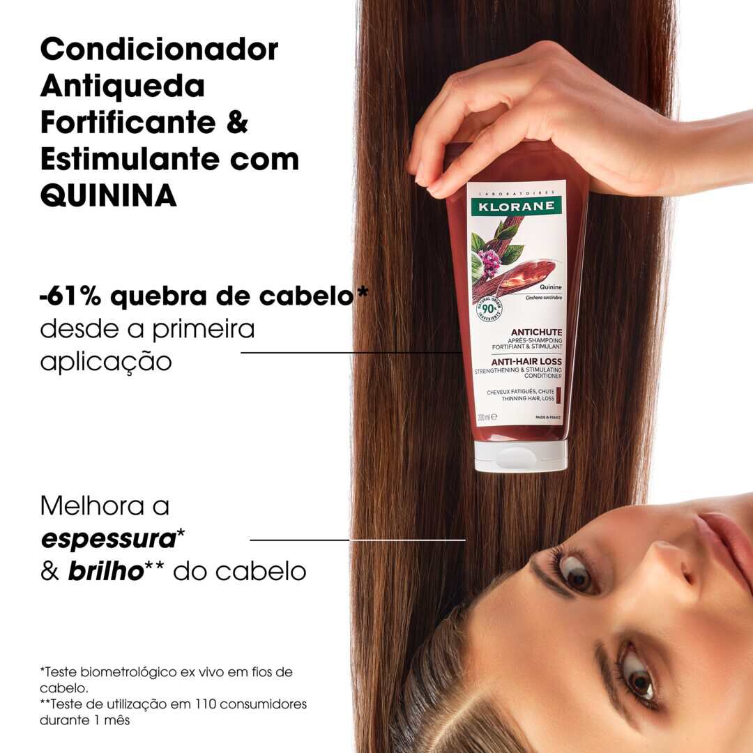 KLORANE  Condicionador Quinina BIO Queda de Cabelo - 200ml