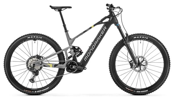 VTT Électrique Tout-Suspendu Mondraker Crafty Carbon R Shimano XT 12V 800 Wh 29'' Gris Noir 2025