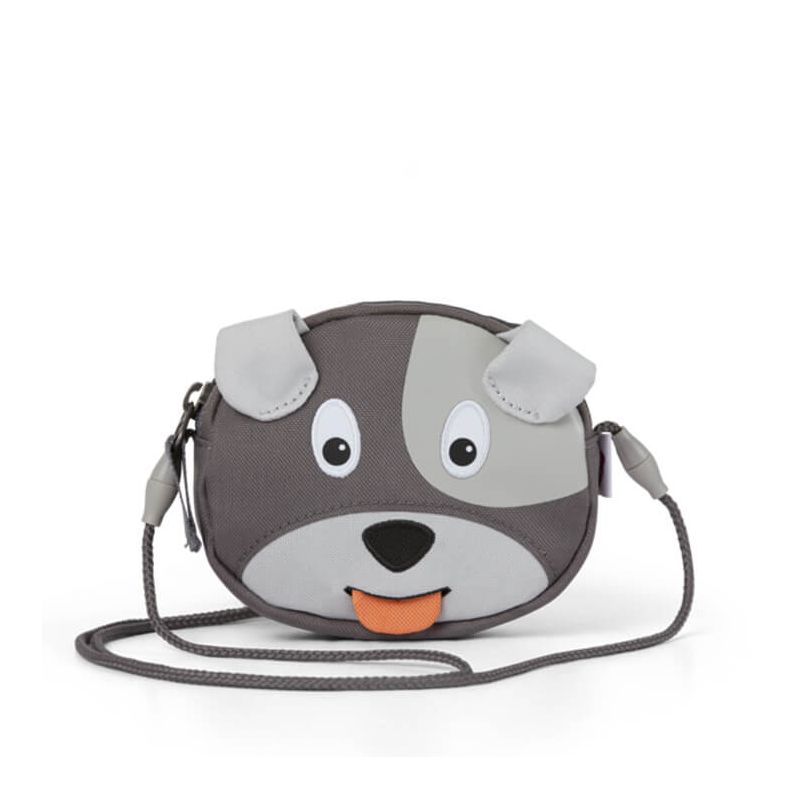 Porte monnaie enfant 12 cm Chien Gris foncé