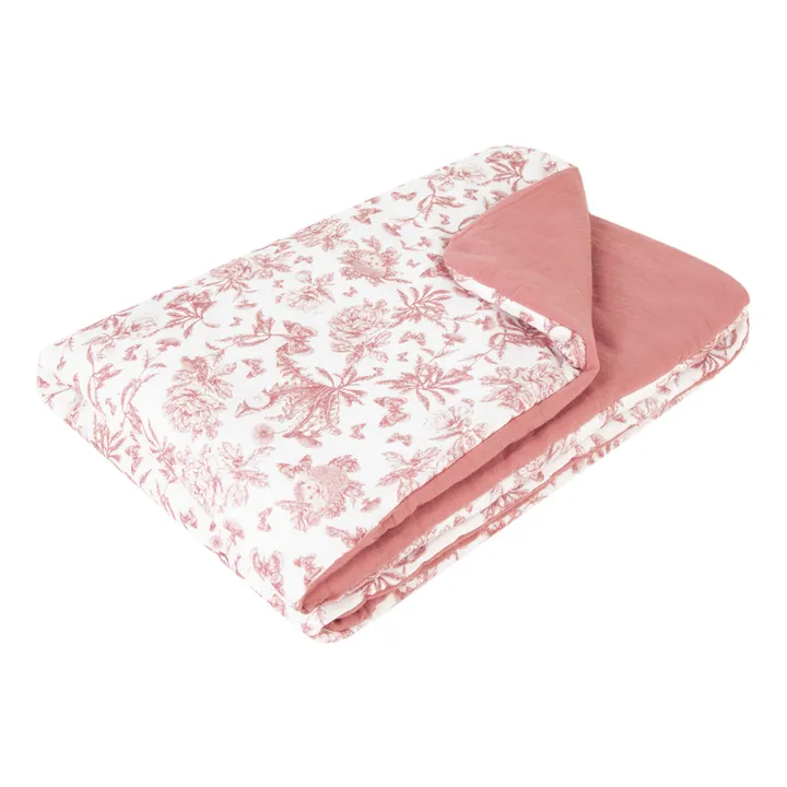 Tartine et Chocolat Couverture Toile de Jouy | Rose pêche