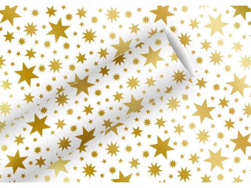 Braun   Company Geschenkpapier Beautiful Stars 70 cm x 1.5 Geschenkpapier für Weihnachten