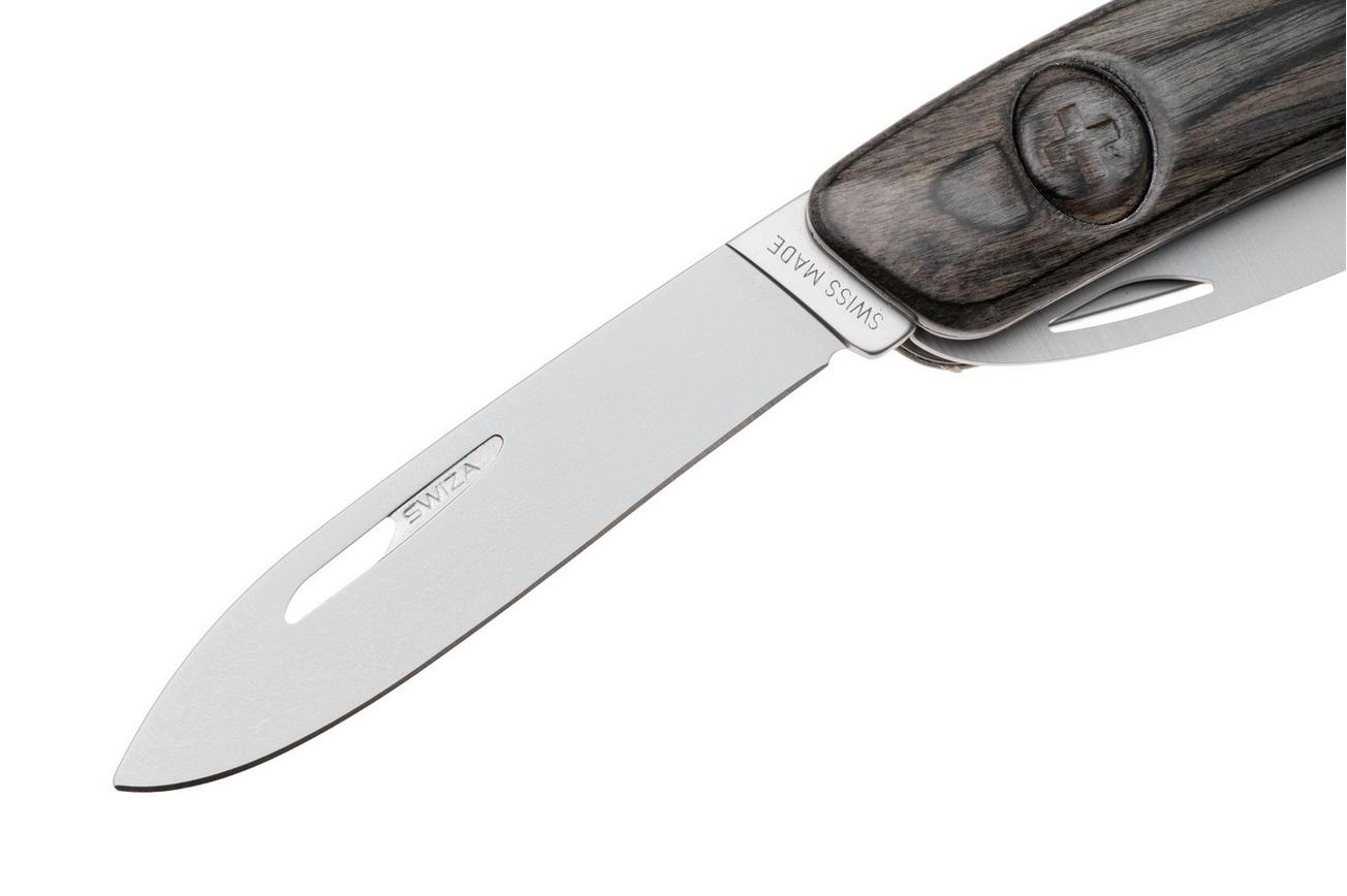 Swiza D05 R AM, KNR.0056.6510, Laminate Black, Zwitsers zakmes, 7 tools