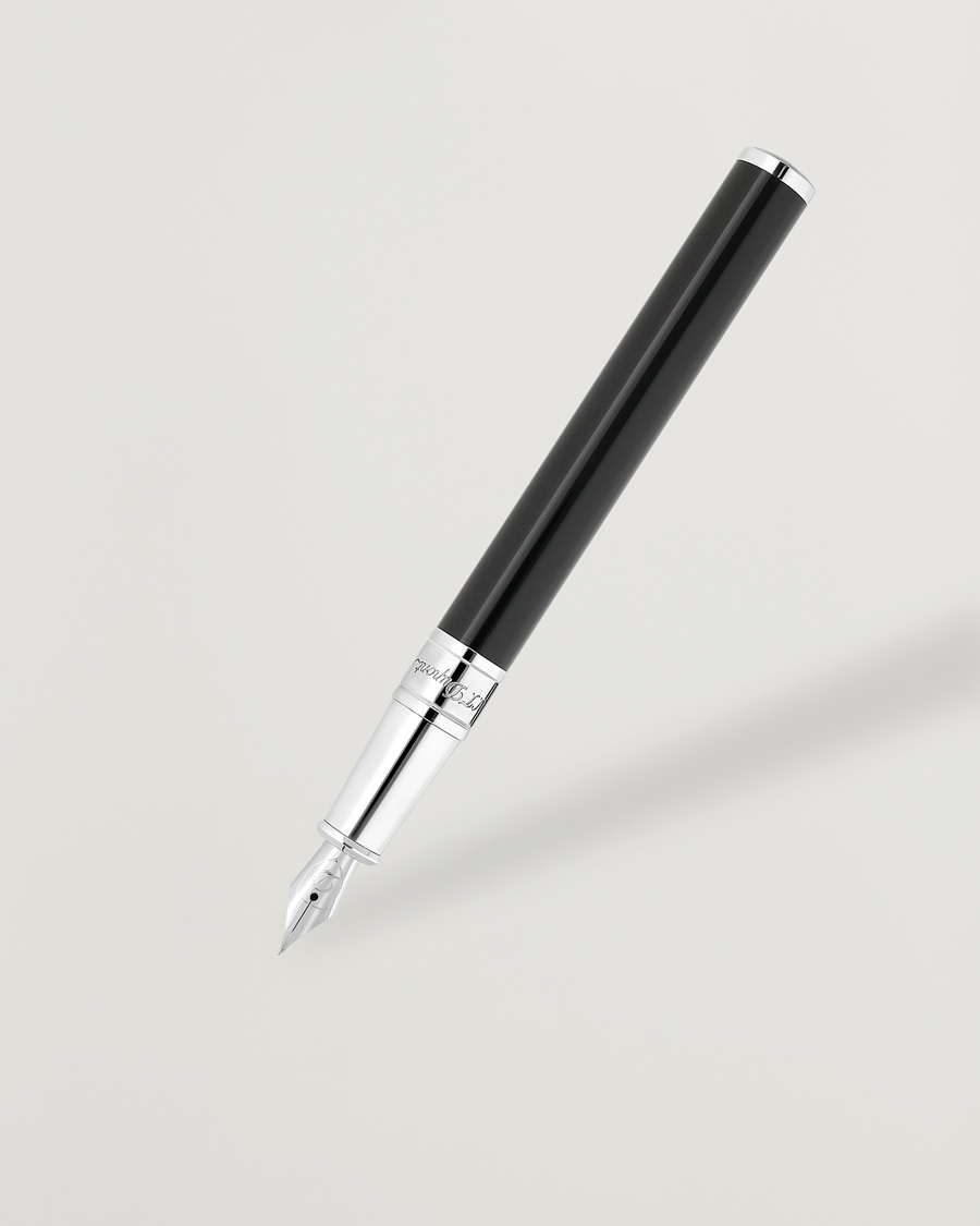 S.T. Dupont D-Initial Fountain Pen Duo Tone/Chrome