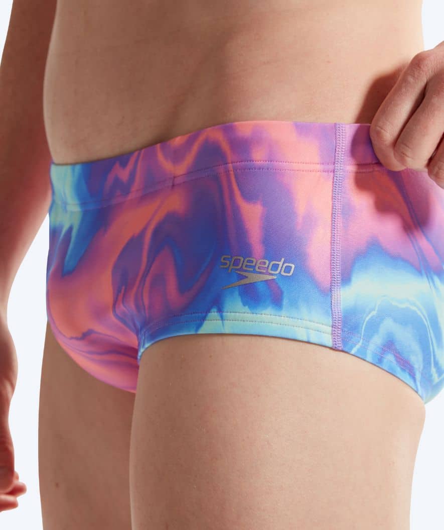 Speedo trunks til mænd - Club Training Allover - Blå/lilla