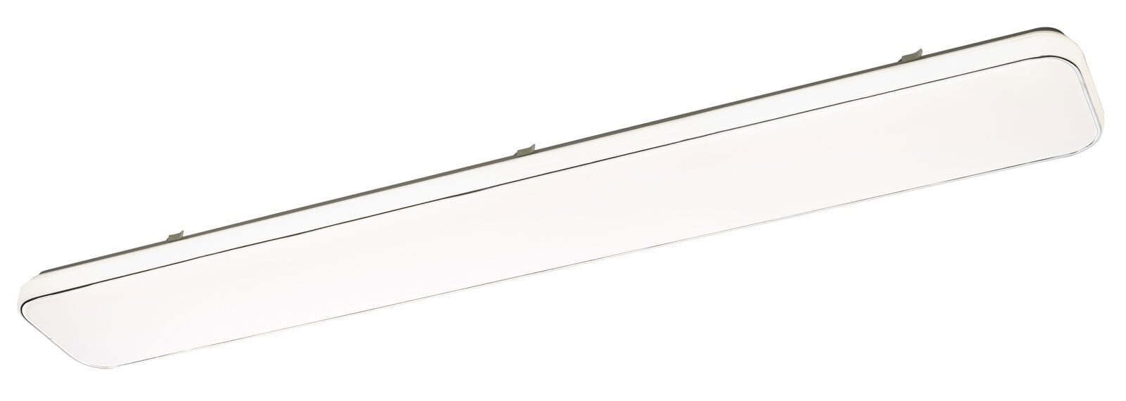 casaNOVA LED Deckenlampe SIMPLY 120 cm weiß /silberfarbig