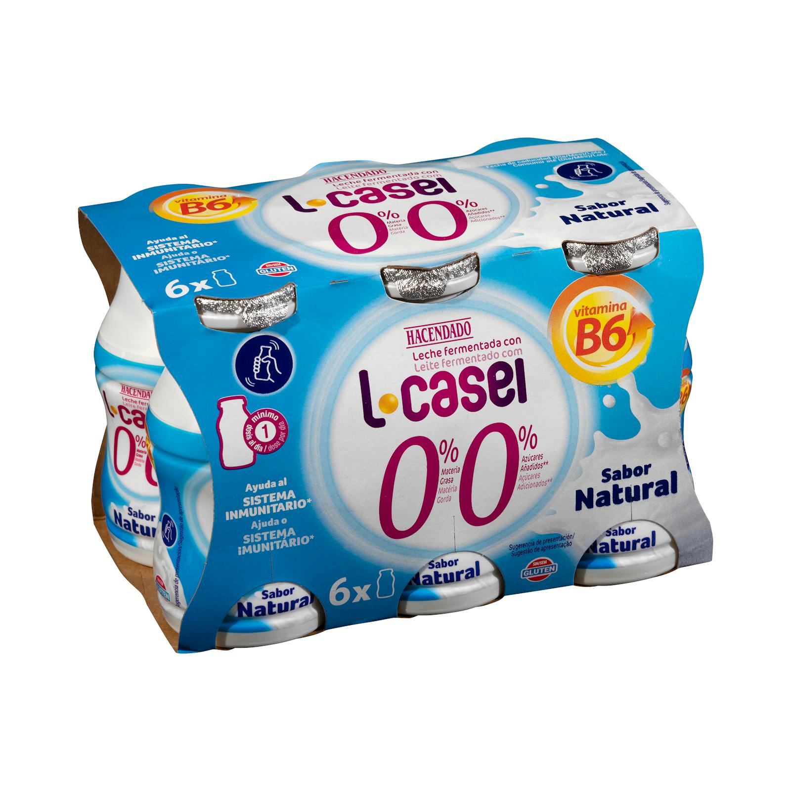 Boisson lactée naturelle L-casei 0% mg 0% sucres ajoutés