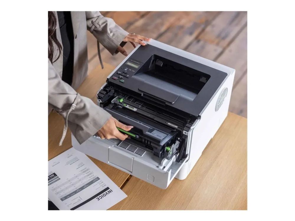 Brother HL-L5210DW - Printer - S/H - Duplex - laser - A4/Legal - 1200 x 1200 dpi - op til 48 spm - kapacitet: 350 ark - USB 2.0, Gigabit LAN, Wi-Fi(n), NFC