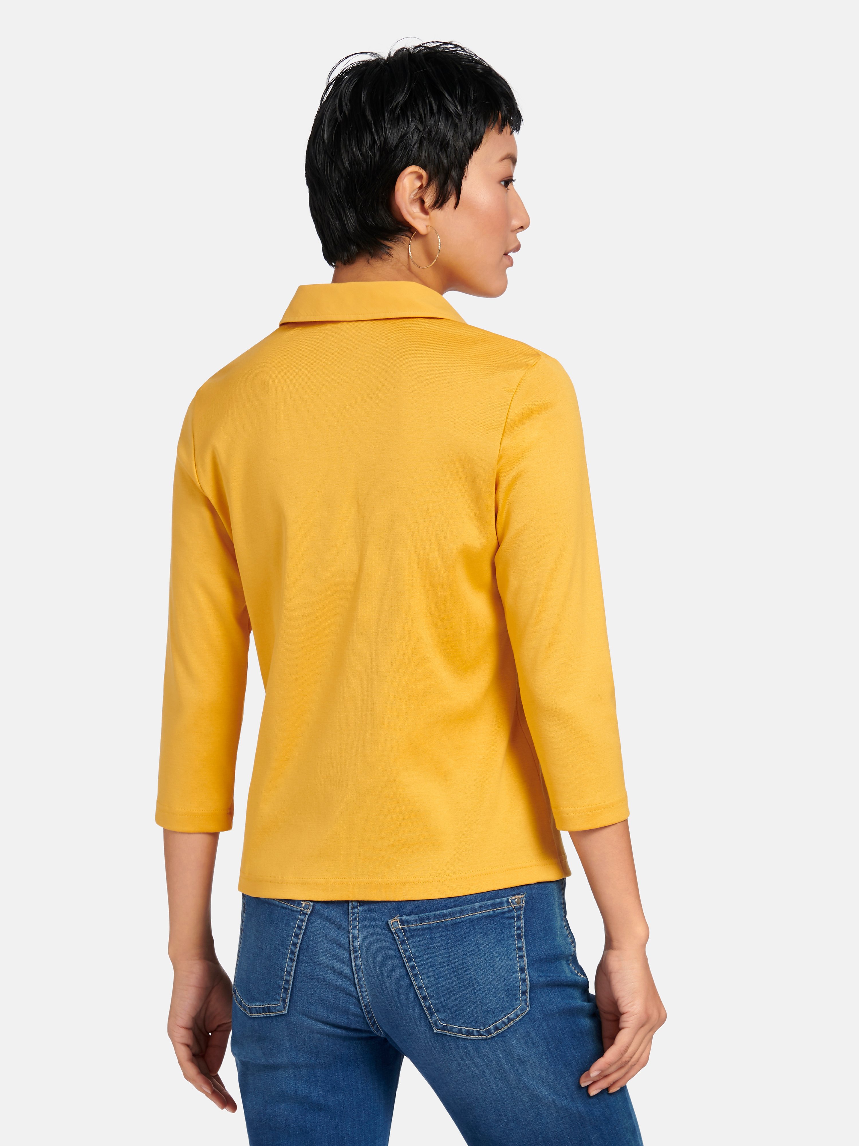 Polo-Shirt mit 3/4-Arm