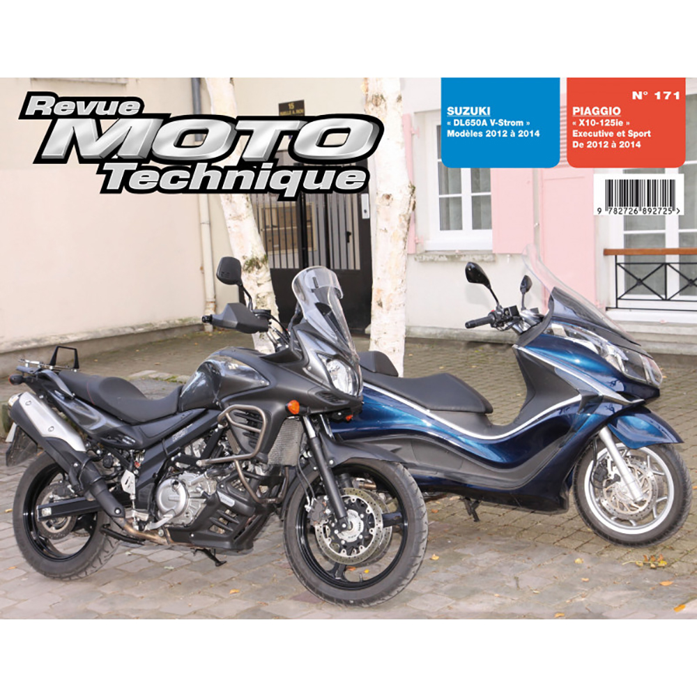 Etai - RMT 171 SUZUKI DL650A (2012 à 2014) et PIAGGIO X10 125 (2012 à 2014)