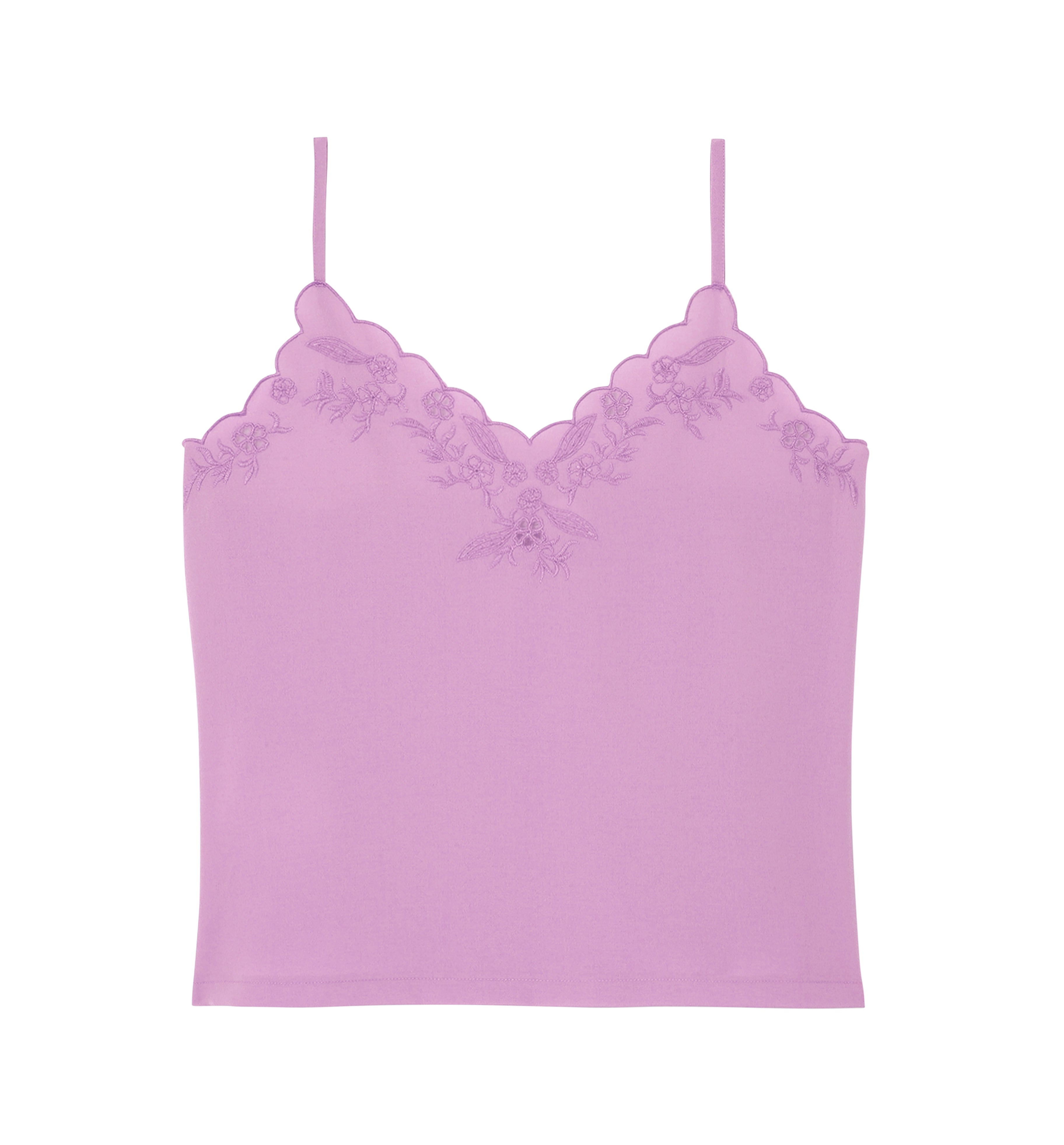 Top à fines bretelles Femme - Lilas clair