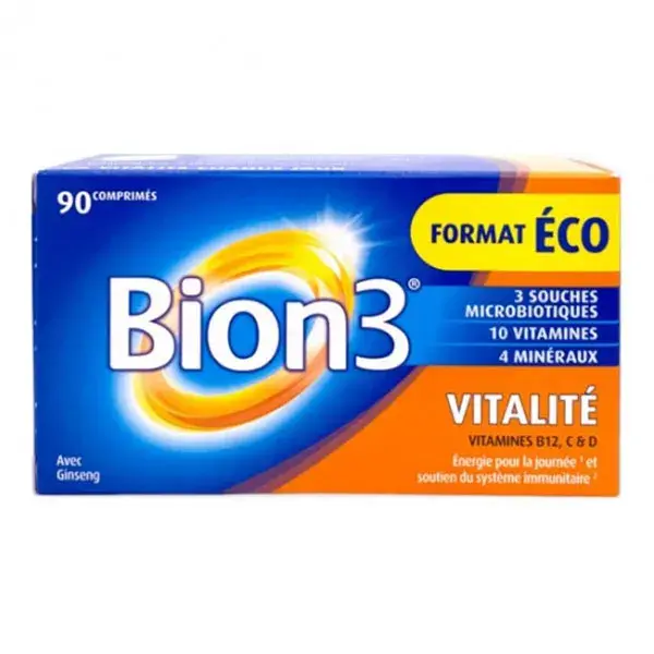 Bion 3 Vitalité Complément Alimentaire Cure 3 mois 90 comprimés