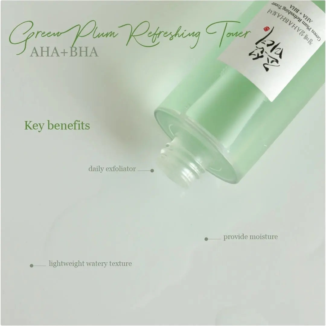 Green Plum Refreshing Toner: AHA + BHA