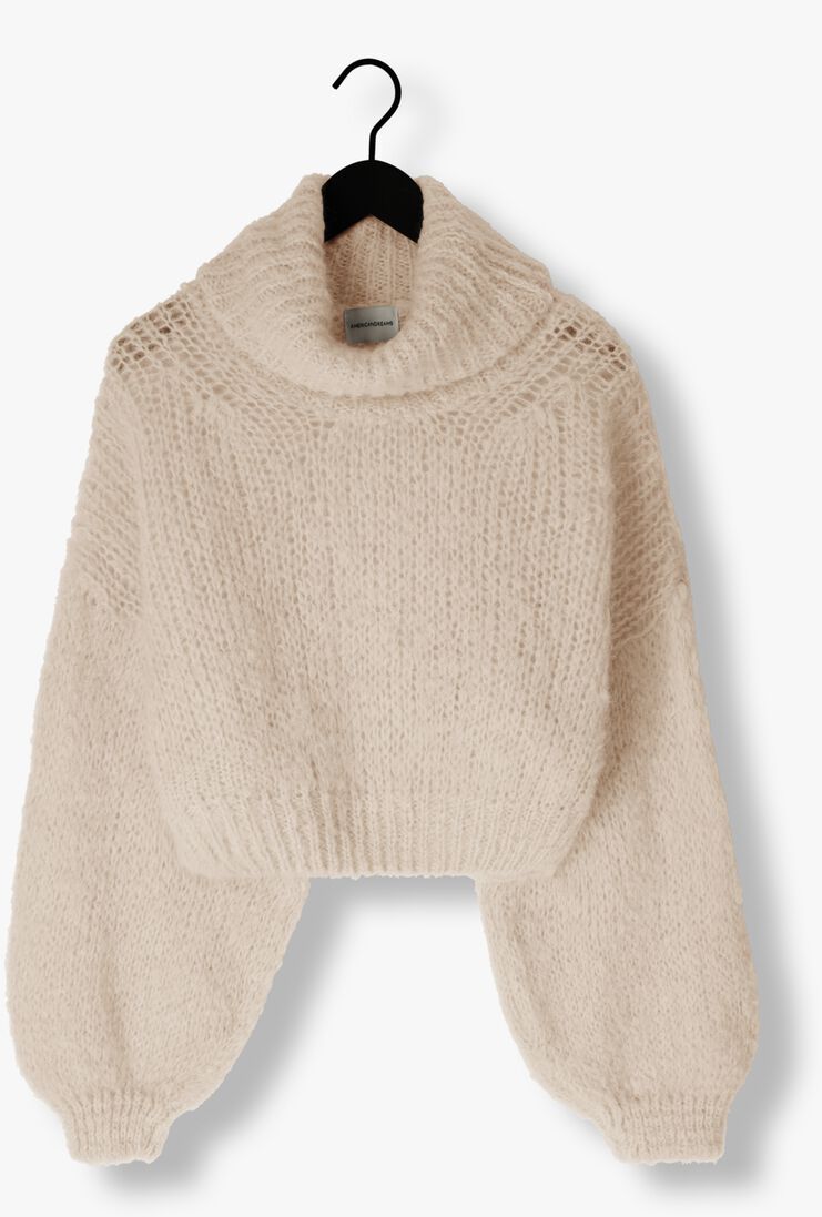AMERICAN DREAMS beige american dreams coltrui pepper roll neck cropped