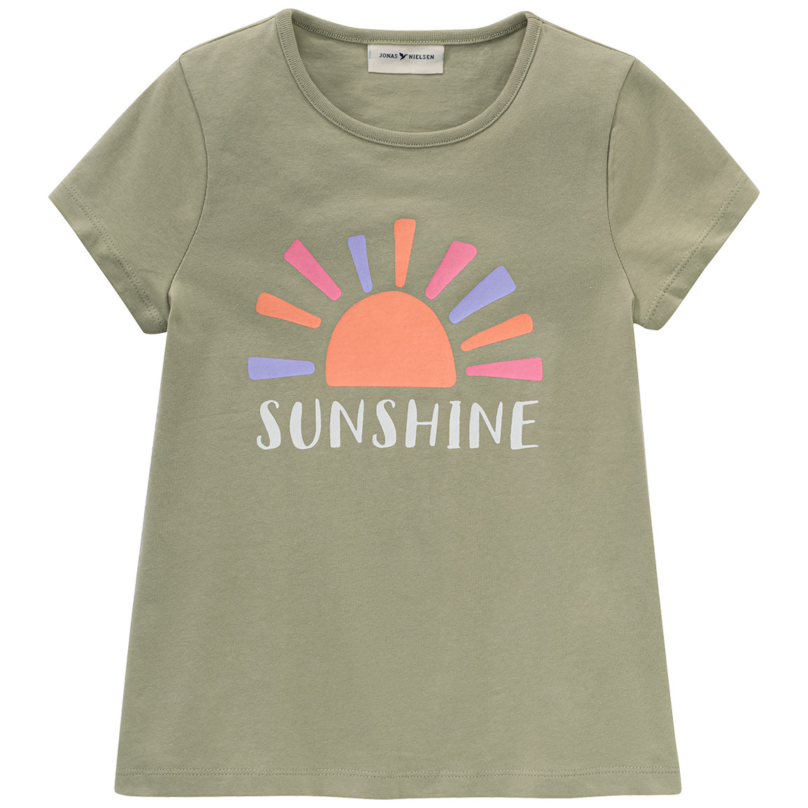 Jonas Nielsen Mädchen T-Shirt mit Print oliv