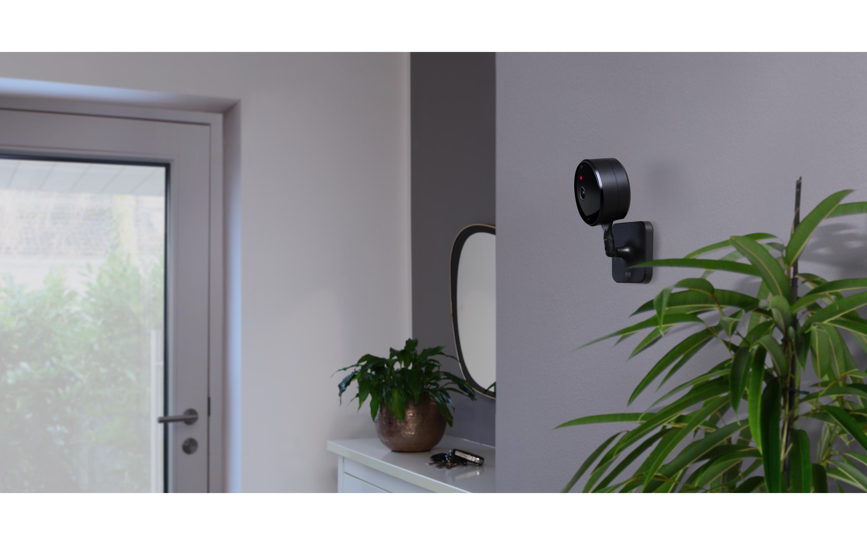 Netzwerkkamera Eve Cam 1080p / 24 fps, 150°, Nachtsicht<br>Smarte Innenkamera für iOS-Nutzer