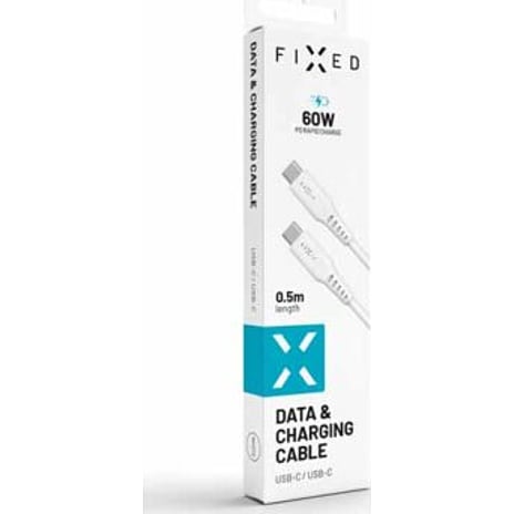 Fixed FIXDLS-CC05-WH USB-C til USB-C kabel - hvid