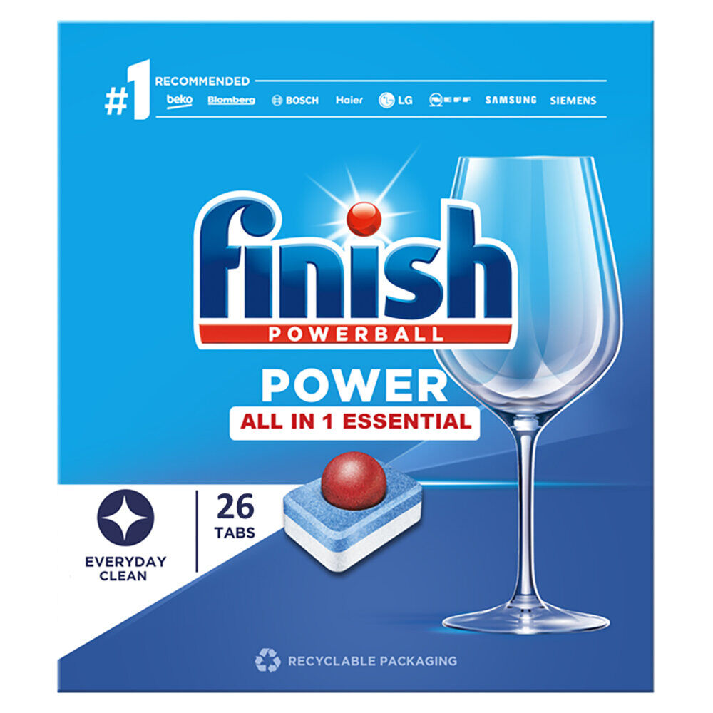 Tablette lave-vaisselle Finish power x26