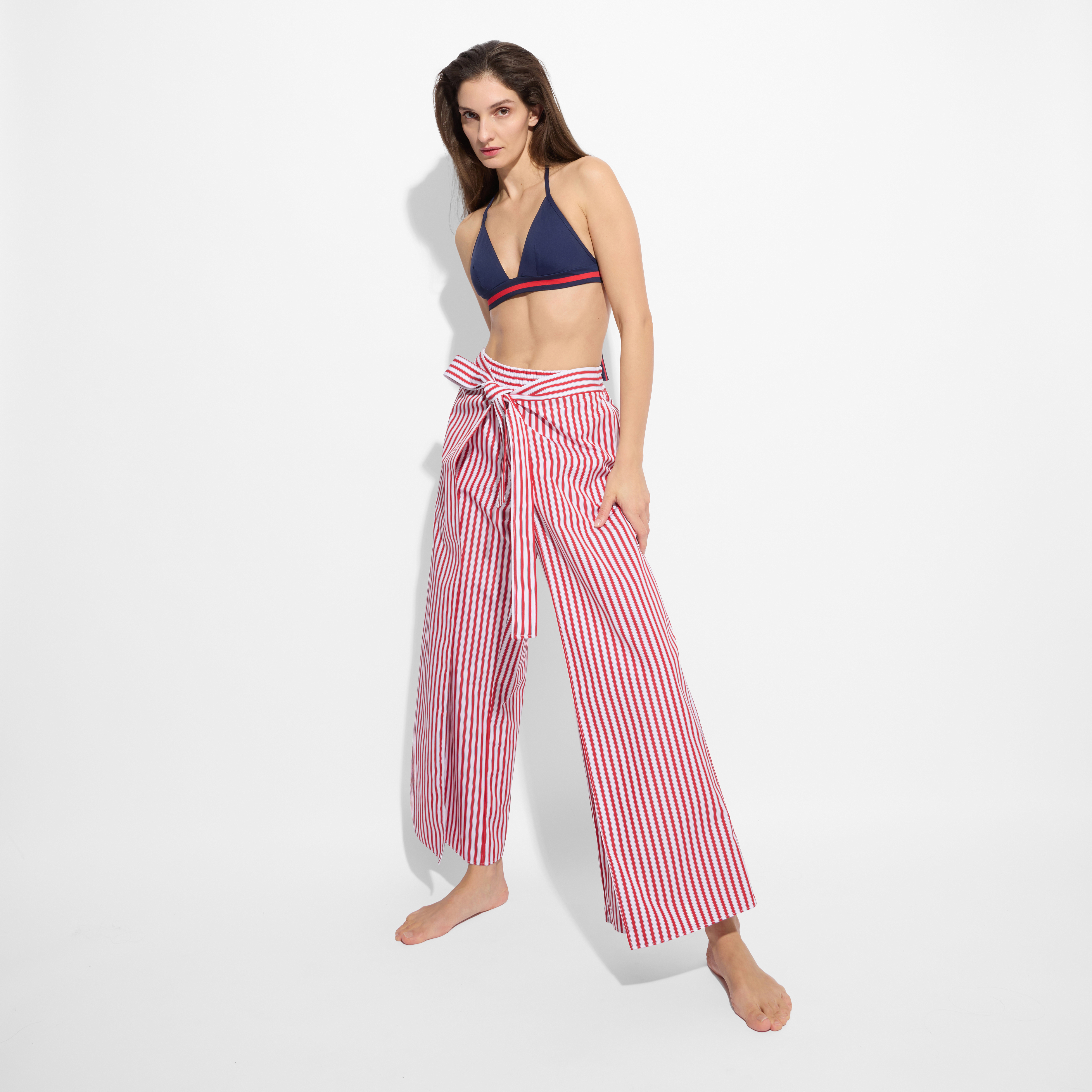 Pantalon en Coton Femme Uni - Vilebrequin x Ines de la Fressange