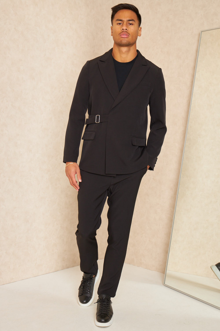 Costume 2 pièces blazer + pantalon noir